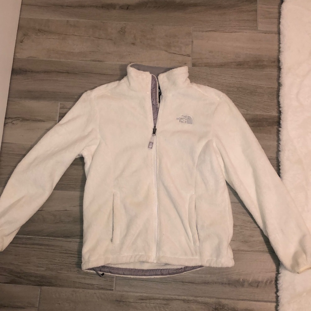 Fuzzy white jacket